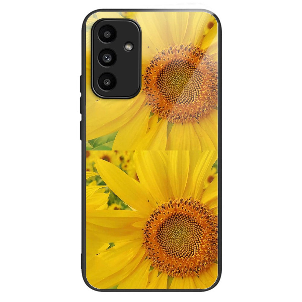 Til Samsung Galaxy A15 4G / 5G Hærdet Glas Cover Faldsikker Beskyttelse Mønsterprint