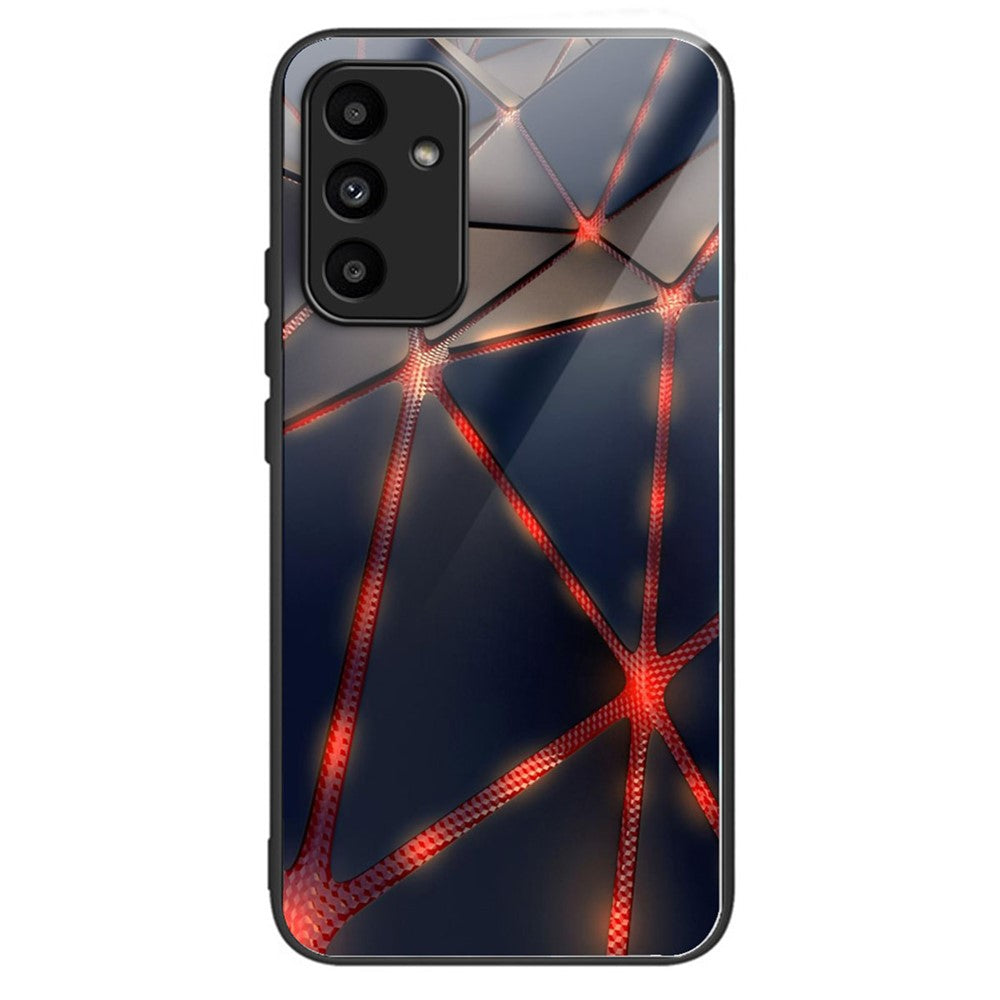 Til Samsung Galaxy A15 4G / 5G Hærdet Glas Cover Faldsikker Beskyttelse Mønsterprint