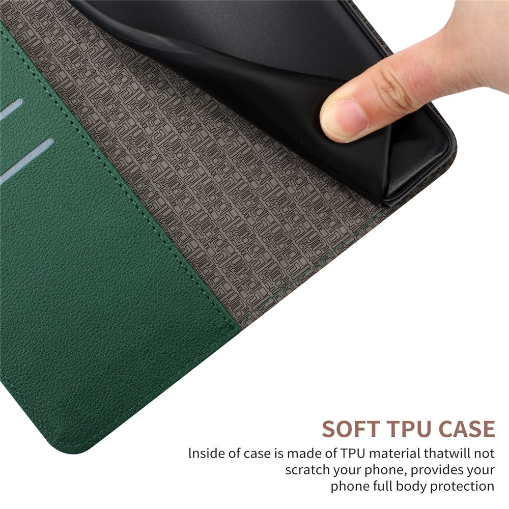HT06 For Honor X8b 4G Etui Læderpræget Rhombe Kortpladser Telefoncover