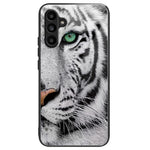 Til Samsung Galaxy A15 4G / 5G Cover Hærdet Glas Telefoncover med Mønsterdesign