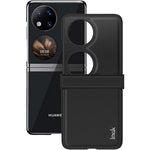 IMAK Ruiyi Series for Huawei Pocket 2 Phone Case Leather+PC Cover Carbon Fiber Texture