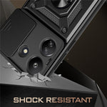 For Xiaomi Redmi 13C 4G / Poco C65 4G Case Anti-scratch TPU+PC Kickstand Phone Cover
