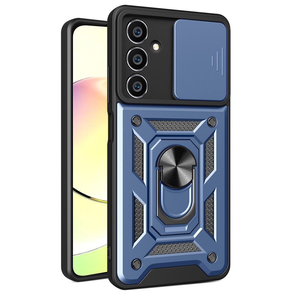 For Samsung Galaxy A05s 4G Cell Phone Case Slide Lens Protection Kickstand Back Shell