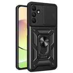 Til Samsung Galaxy A15 4G / A15 5G Cover Skydelågsbeskyttelse Anti-fald PC+TPU Beskyttende Skal