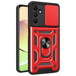 Til Samsung Galaxy A15 4G / A15 5G Cover Skydelågsbeskyttelse Anti-fald PC+TPU Beskyttende Skal