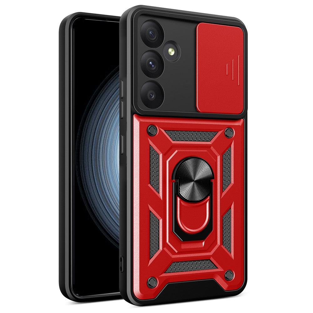 For Samsung Galaxy A35 5G Case Slim-Fit PC+TPU Kickstand Protective Back Shell