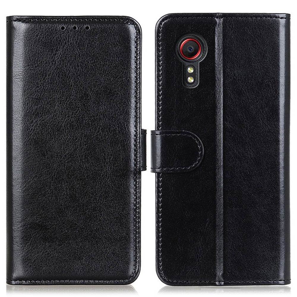 PU Leather Cover for Samsung Galaxy Xcover7 Crazy Horse Texture Cell Phone Cases