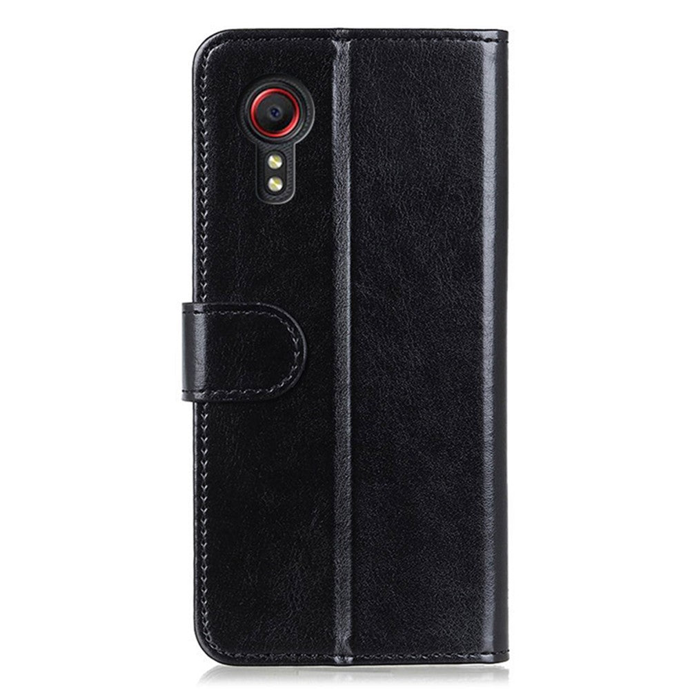 PU Leather Cover for Samsung Galaxy Xcover7 Crazy Horse Texture Cell Phone Cases
