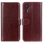 PU Leather Cover for Samsung Galaxy Xcover7 Crazy Horse Texture Cell Phone Cases