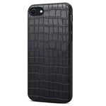 Til iPhone 7 / 8 / SE (2020) / SE (2022) Cover Krokodillemønstret PU-læder+PC+TPU Telefoncover