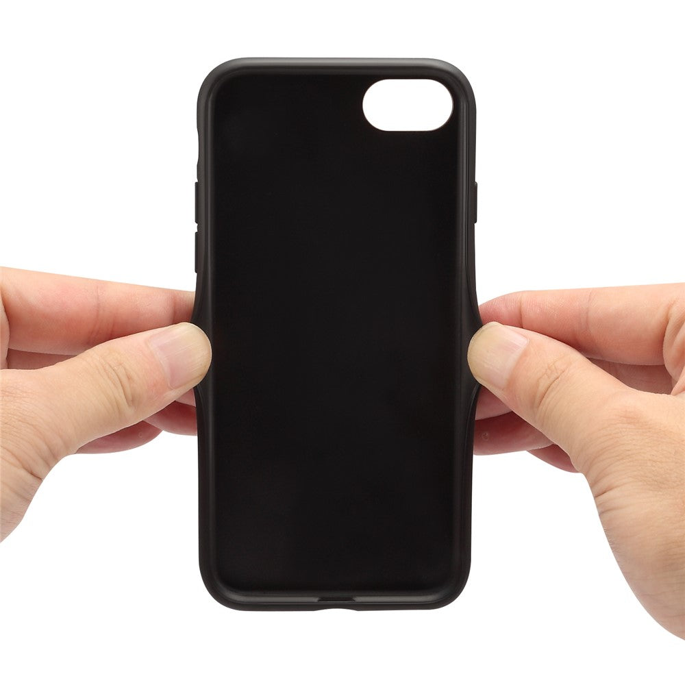 Til iPhone 7 / 8 / SE (2020) / SE (2022) Cover Krokodillemønstret PU-læder+PC+TPU Telefoncover