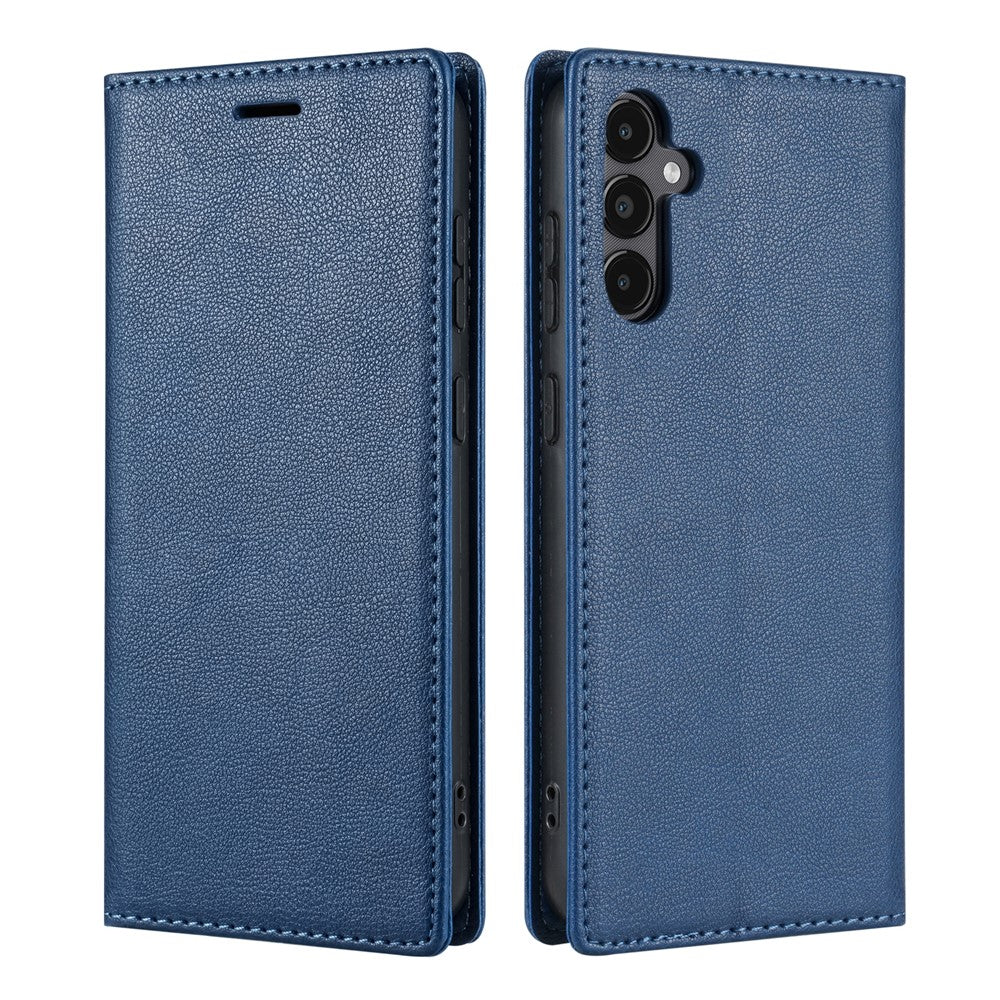 BKS-001 For Samsung Galaxy A55 5G Case Magnetic Shock Absorbing Leather Phone Cover