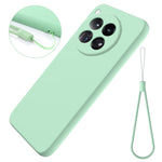 For OnePlus 12 5G Liquid Silicone Phone Case with Soft Anti-Scratch Lining