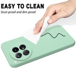 For OnePlus 12 5G Liquid Silicone Phone Case with Soft Anti-Scratch Lining