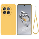 For OnePlus 12 5G Liquid Silicone Phone Case with Soft Anti-Scratch Lining