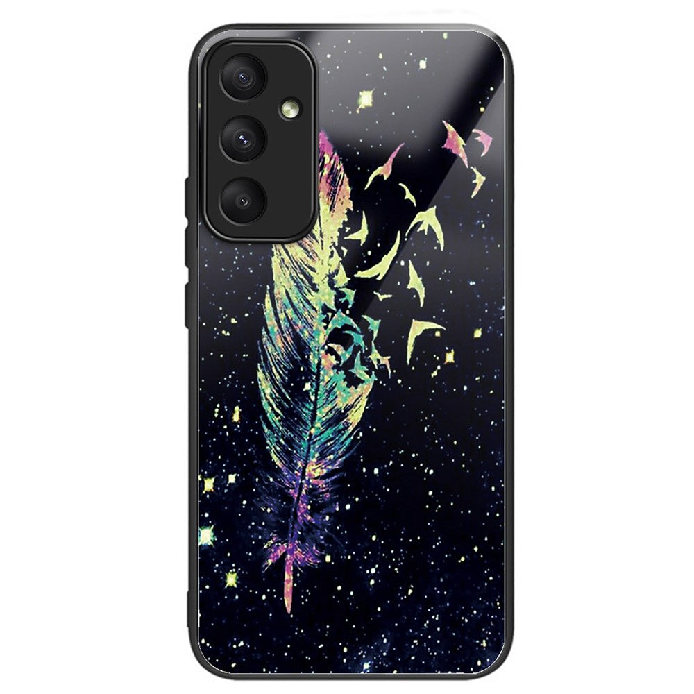 For Samsung Galaxy A35 5G Tempered Glass Case Phone Cover Drop Protection