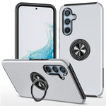 For Samsung Galaxy S24+ Phone Case Slim-Fit PC+TPU Cover with Ring Kickstand