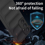Til Samsung Galaxy A35 5G Mobiltelefonetui Faldsikring TPU Cover