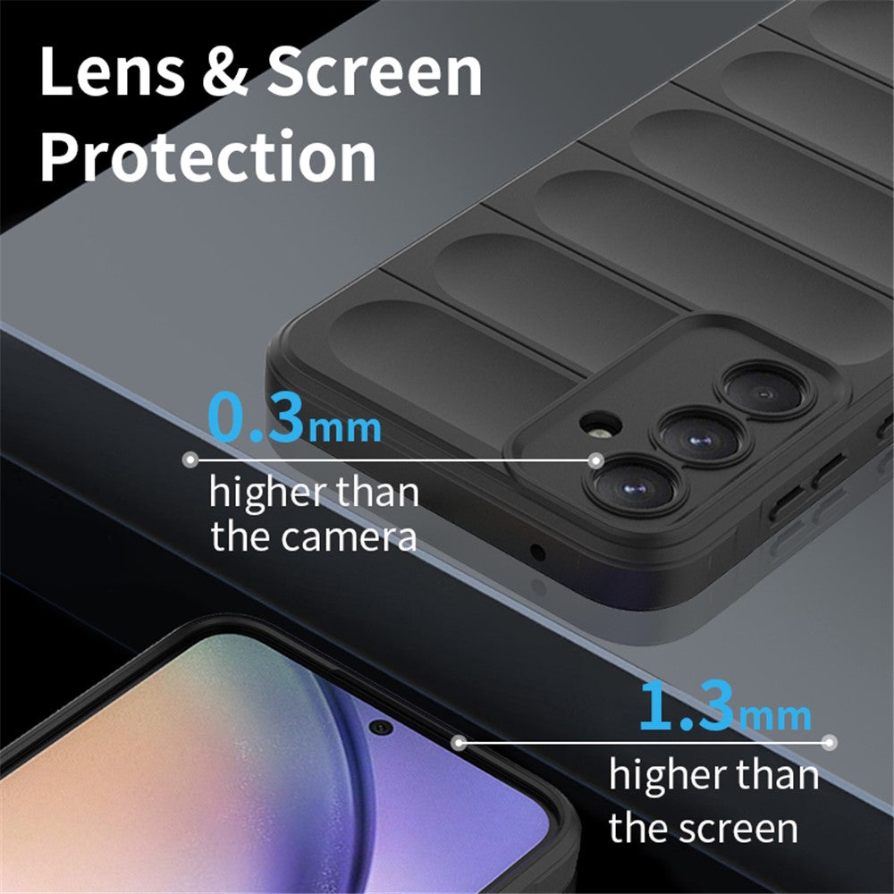 Til Samsung Galaxy A35 5G Mobiltelefonetui Faldsikring TPU Cover
