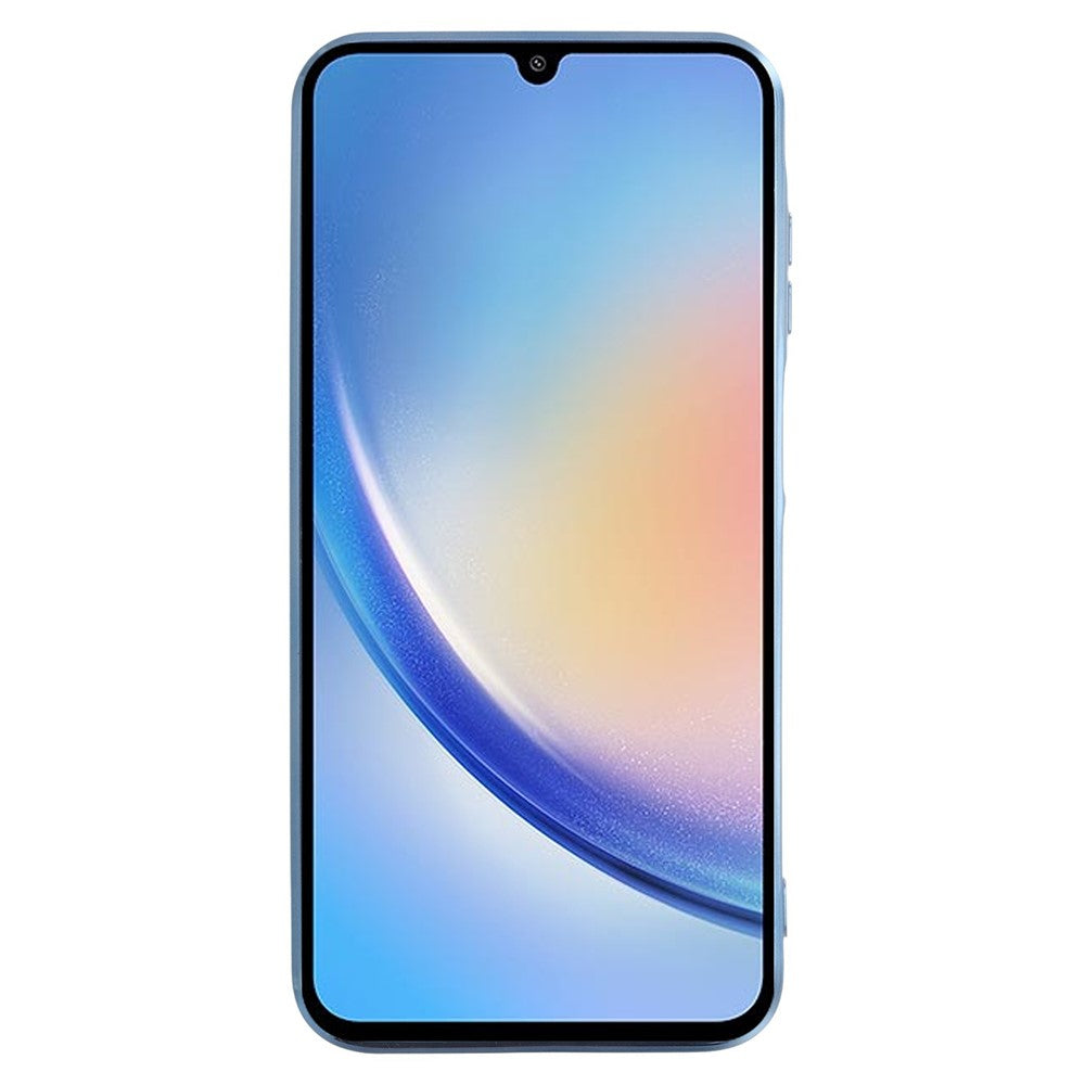 KADEM For Samsung Galaxy A25 5G (Global) (161.0 x 76.5 x 8.3mm) Gradient Mobile Phone Cover Flower Decor TPU Case
