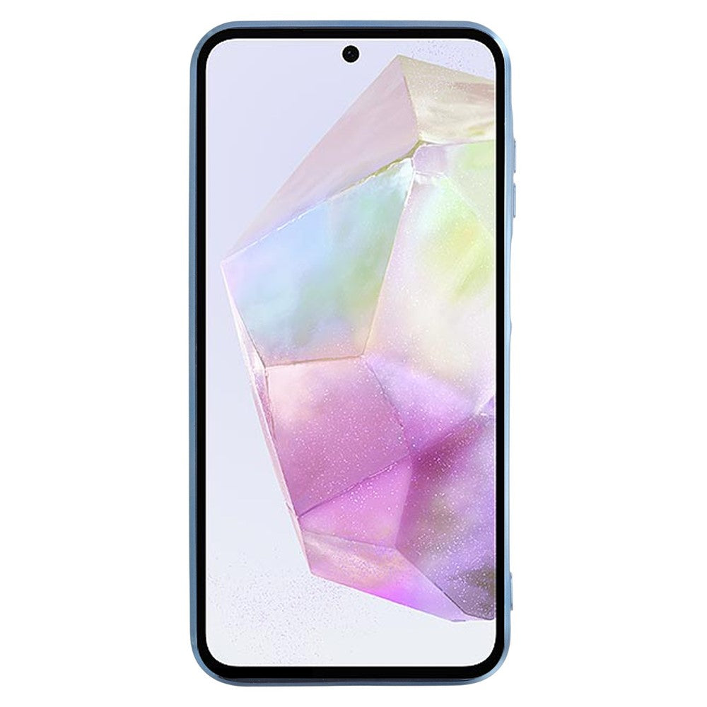 KADEM Til Samsung Galaxy A55 5G Mobiltelefonetui Blomstermønster Gradient TPU Cover med Strop