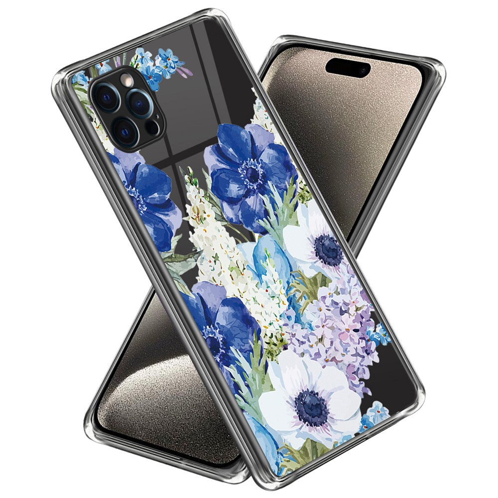 For iPhone 15 Pro Soft TPU Phone Case Pattern Printing Phone Cover