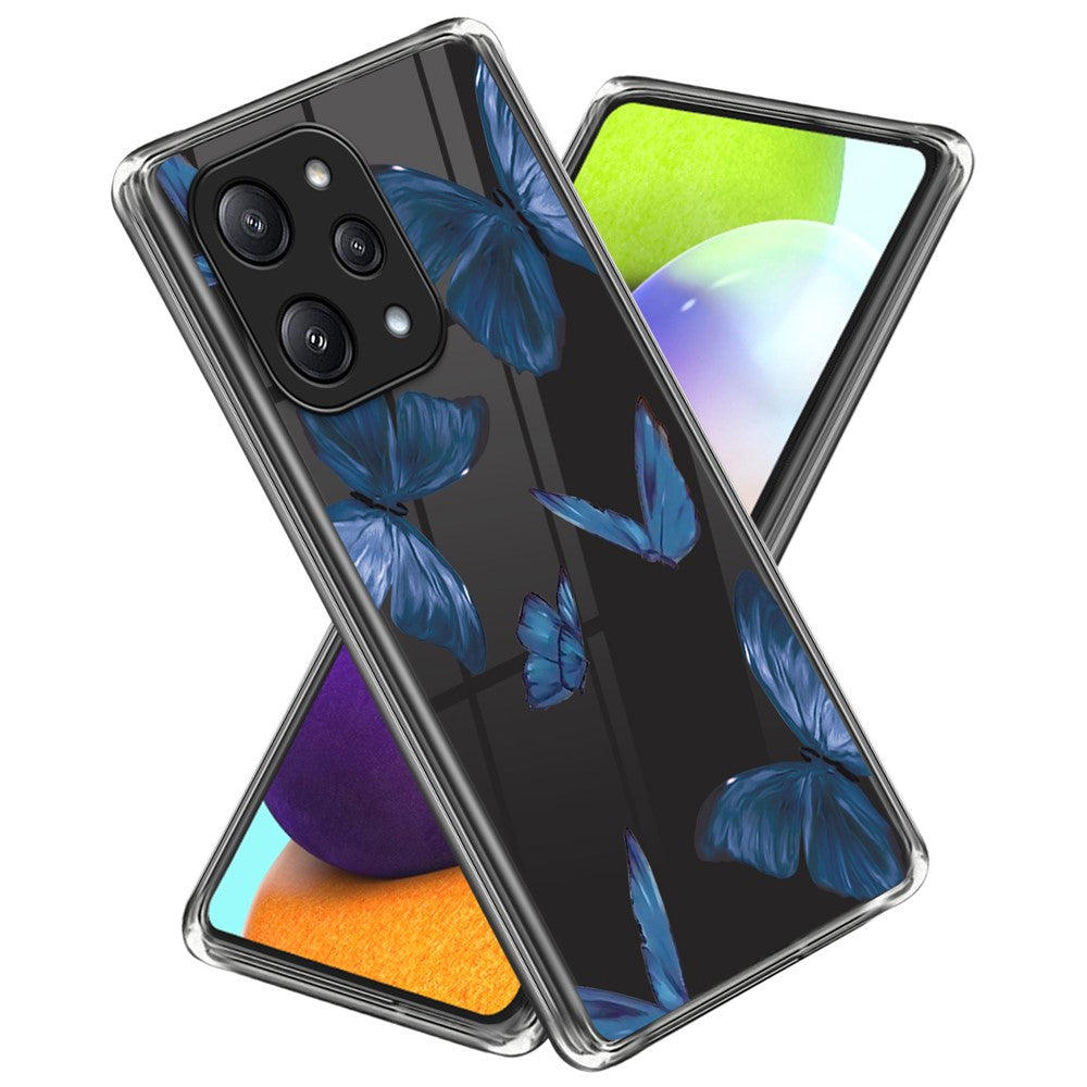 For Xiaomi Redmi 12 5G (Global) / Poco M6 Pro 5G TPU Case Phone Cover with Pattern Printing