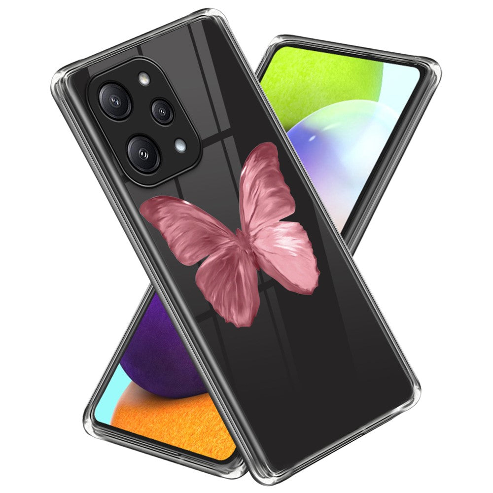 For Xiaomi Redmi 12 5G (Global) / Poco M6 Pro 5G TPU Case Phone Cover with Pattern Printing