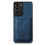 For Samsung Galaxy S21+ 5G Magnetic Case Leather Back Cover with Detachable Card Holder