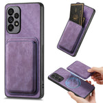 Til Samsung Galaxy A13 4G Magnetisk Cover Læder Bagcover med Aftagelig Kortholder
