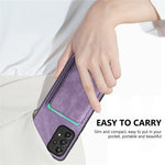 Til Samsung Galaxy A13 4G Magnetisk Cover Læder Bagcover med Aftagelig Kortholder