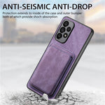 Til Samsung Galaxy A13 4G Magnetisk Cover Læder Bagcover med Aftagelig Kortholder