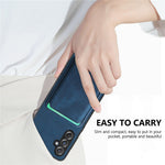 For Samsung Galaxy A15 4G / 5G Magnetic Case Leather Back Cover with Detachable Card Holder