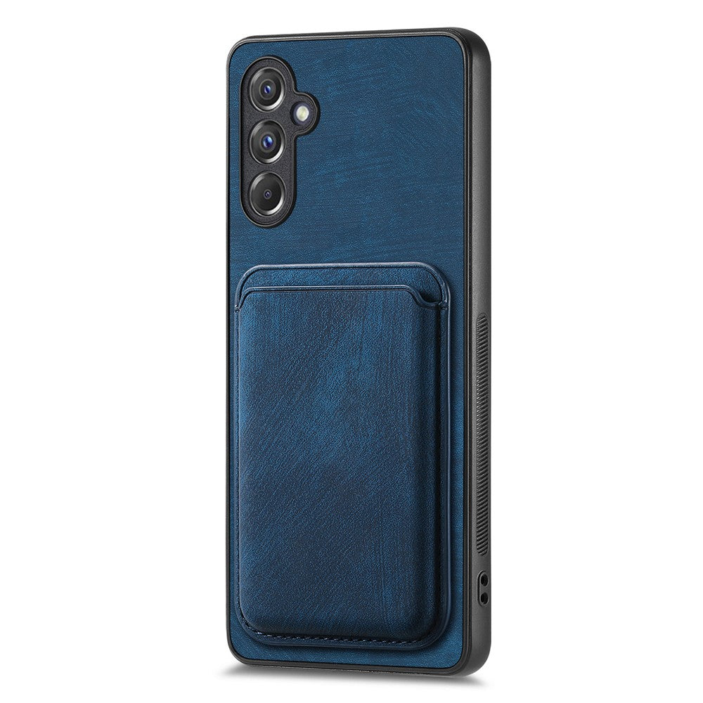 For Samsung Galaxy A15 4G / 5G Magnetic Case Leather Back Cover with Detachable Card Holder