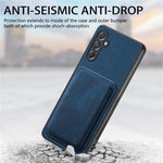 For Samsung Galaxy A15 4G / 5G Magnetic Case Leather Back Cover with Detachable Card Holder