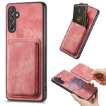 For Samsung Galaxy A15 4G / 5G Magnetic Case Leather Back Cover with Detachable Card Holder