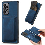 Til Samsung Galaxy A53 5G magnetisk cover i læder med aftagelig kortholder