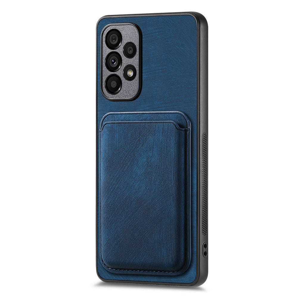 Til Samsung Galaxy A53 5G magnetisk cover i læder med aftagelig kortholder