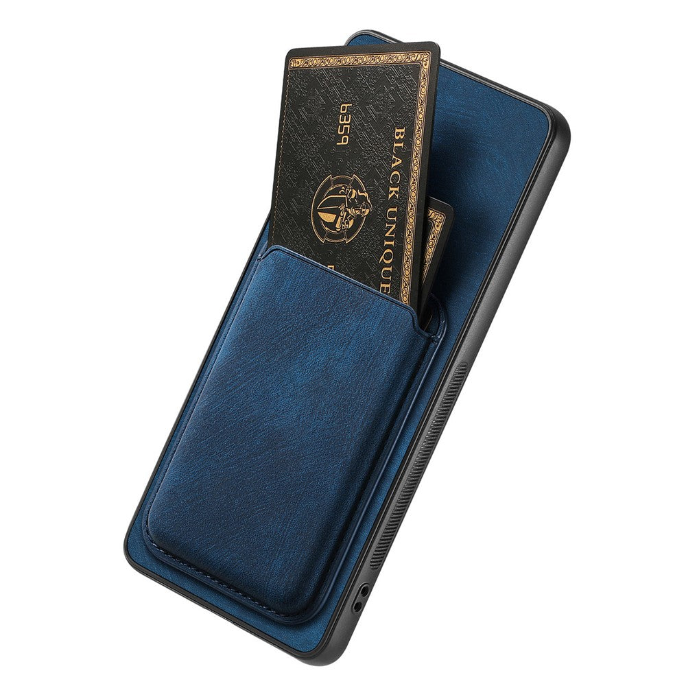 Til Samsung Galaxy A53 5G magnetisk cover i læder med aftagelig kortholder