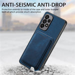 Til Samsung Galaxy A53 5G magnetisk cover i læder med aftagelig kortholder