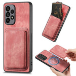 Til Samsung Galaxy A53 5G magnetisk cover i læder med aftagelig kortholder
