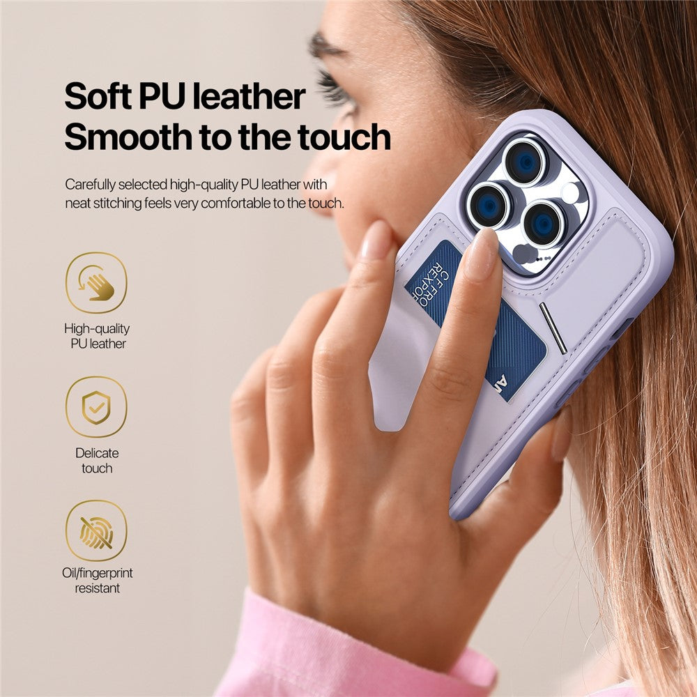 DUX DUCIS Rafi II Series iPhone 13 Pro Fodral Kortfack RFID-blockering Skydd