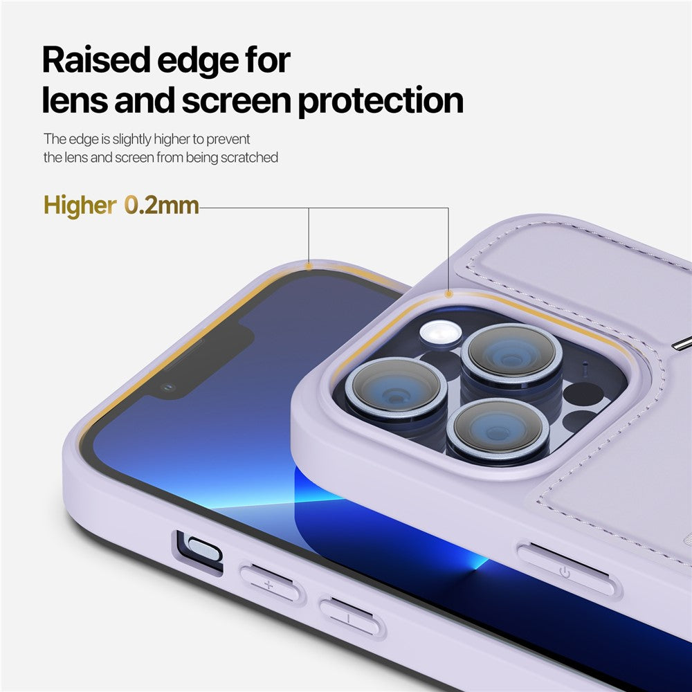 DUX DUCIS Rafi II Series iPhone 13 Pro Fodral Kortfack RFID-blockering Skydd
