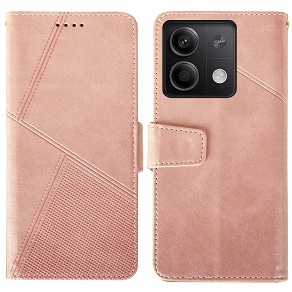 IDEWEI For Xiaomi Redmi Note 13 5G Cell Phone Case Calf Texture Leather Card Slots Cover