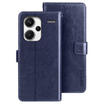 IDEWEI För Xiaomi Redmi Note 13 Pro+ 5G Skal Crazy Horse Korthållare mobilskydd
