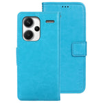 IDEWEI För Xiaomi Redmi Note 13 Pro+ 5G Skal Crazy Horse Korthållare mobilskydd