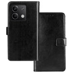 IDEWEI För Xiaomi Redmi Note 13 5G Skal Crazy Horse Texture Photo Slot mobilskyddsskal
