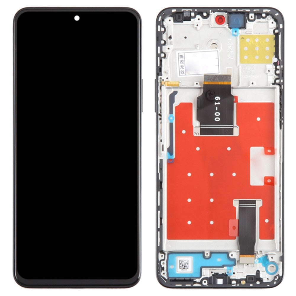Til Honor 90 Lite 5G OEM Grade S LCD-skærm og digitizer-enhed + reparationsdel til ramme (uden logo)