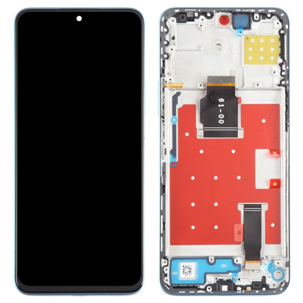 Til Honor 90 Lite 5G OEM Grade S LCD-skærm og digitizer-enhed + reparationsdel til ramme (uden logo)