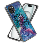 For iPhone 15 Soft TPU Case Mobile Phone Cover IMD Pattern Printing